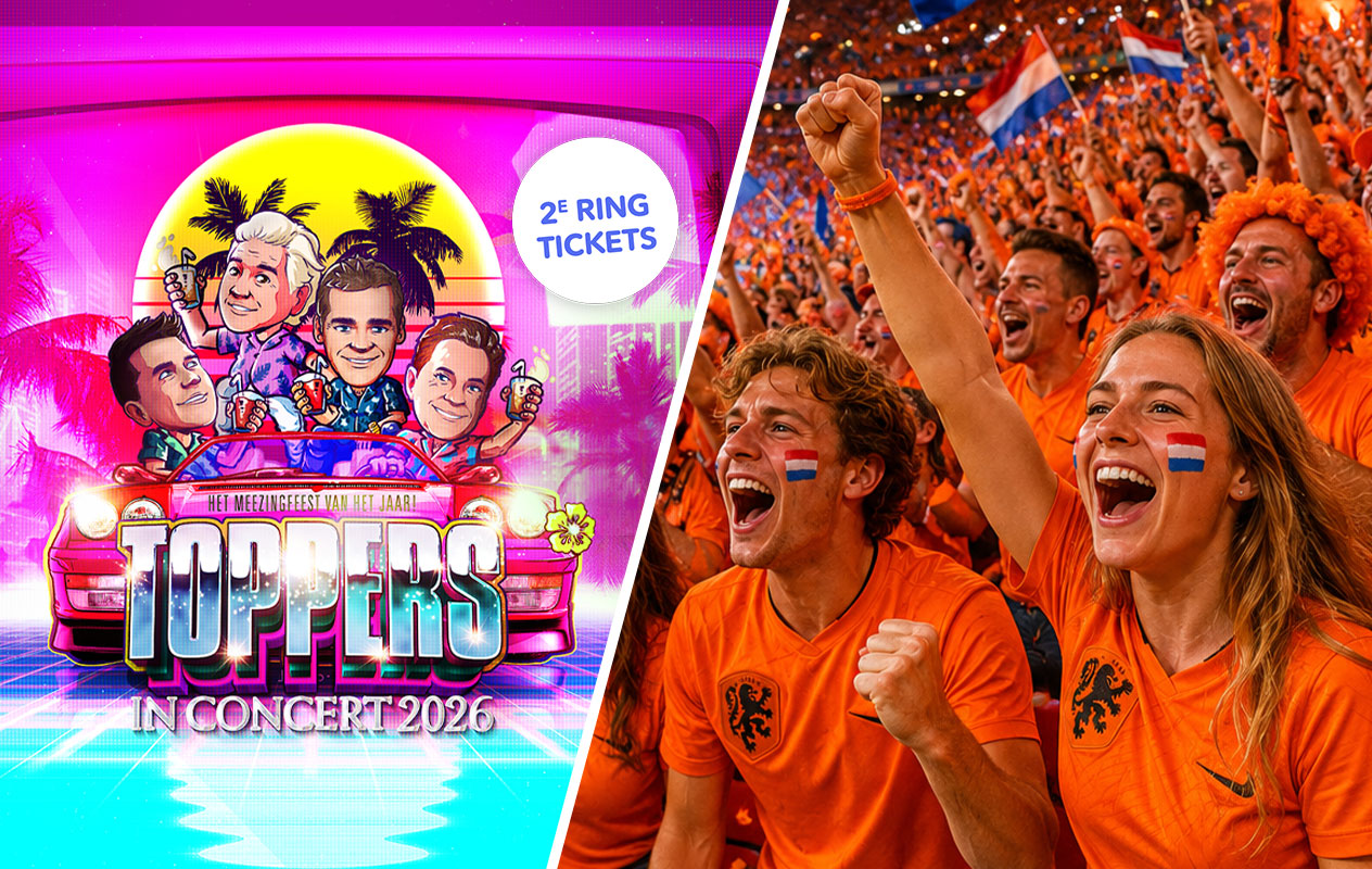 Toppers in Concert 2026 tickets: 'THE SUMMER IS MAGIC' 2e ring (2 personen)