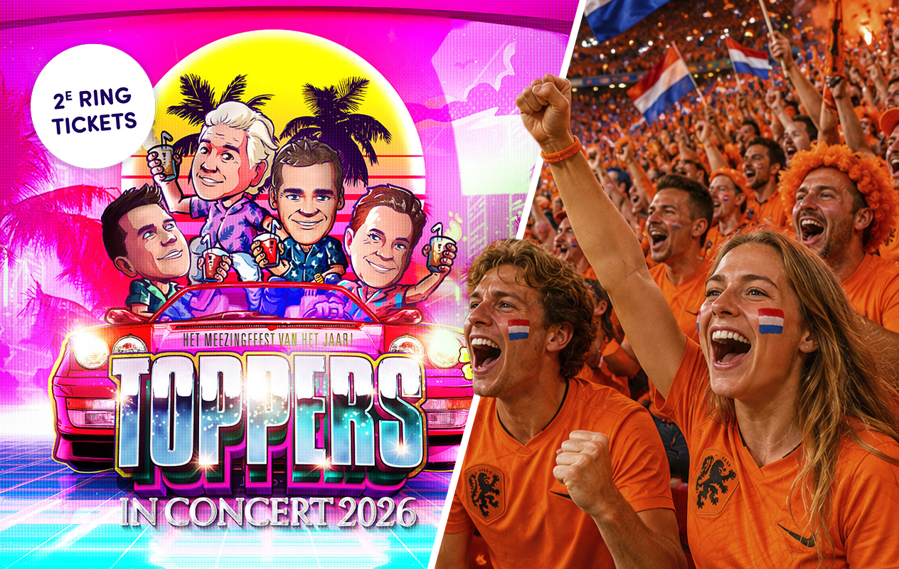 Toppers in Concert 2026 tickets: 'THE SUMMER IS MAGIC' 2e ring (2 personen)