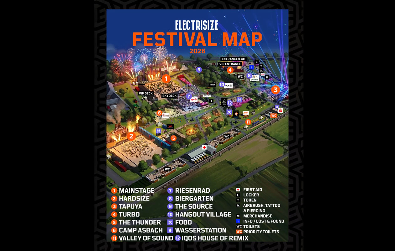 Ticket Electrisize Festival in Duitsland (2p.)