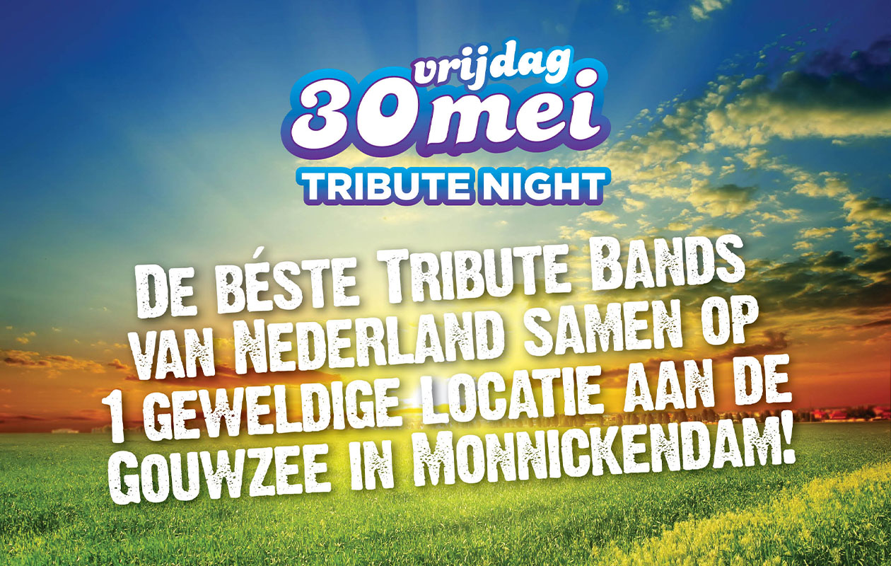 Ticket Tribute Night bij Hemmeland Live op 30 mei 2025 (2p.)