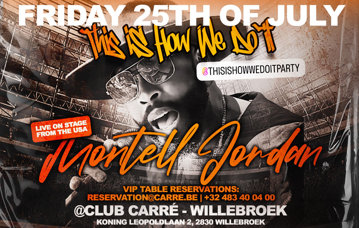 Ticket Montell Jordan Live in Club Carré (2p.)