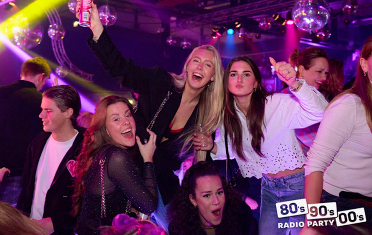 Ticket 80's 90's & 00's Radio Party in Eindhoven (2p.)