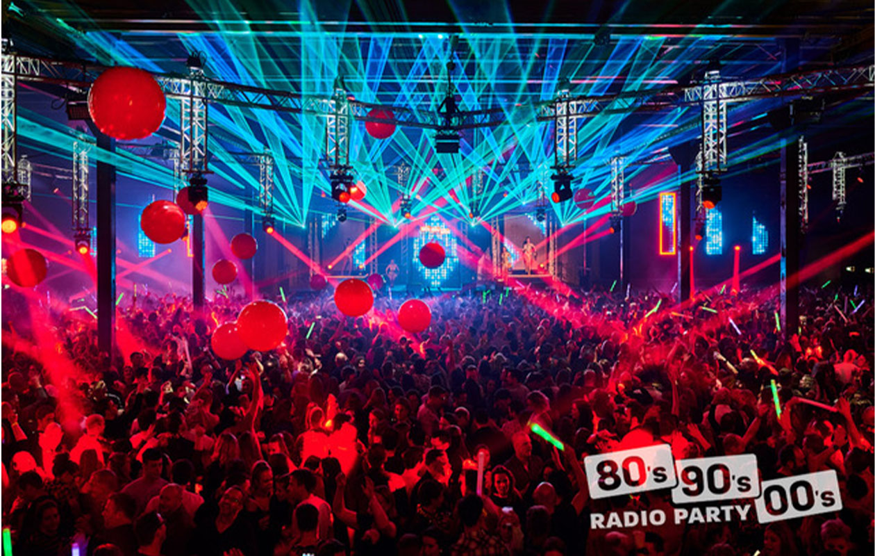 Ticket 80's 90's & 00's Radio Party in Eindhoven (2p.)