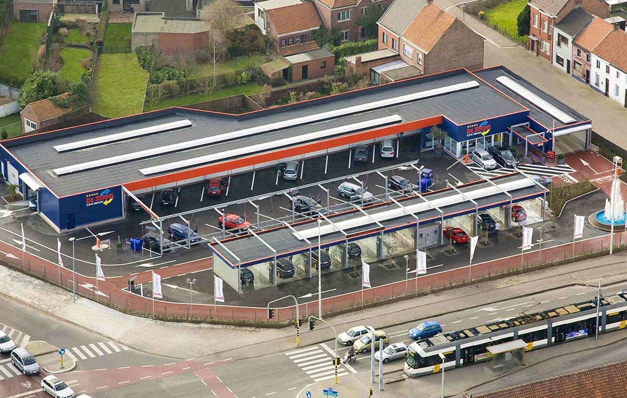 Wasprogramma 'Shine' bij Carwash de Singel in België (6 locaties)