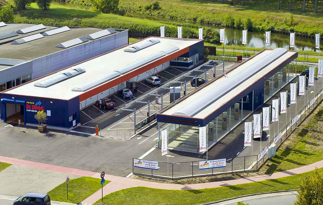 Wasprogramma 'Shine' bij Carwash de Singel in België (6 locaties)