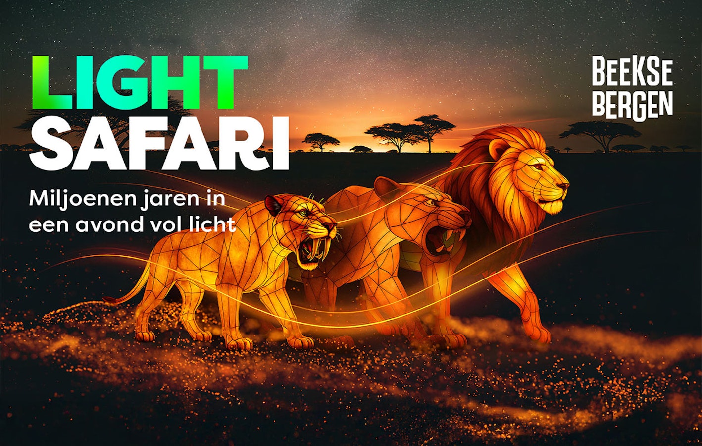 Ticket Light Safari Beekse Bergen (2p.)