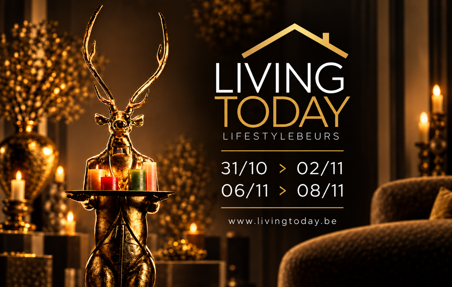 Billet pour Living Today Expo en Belgique (2 pers.)