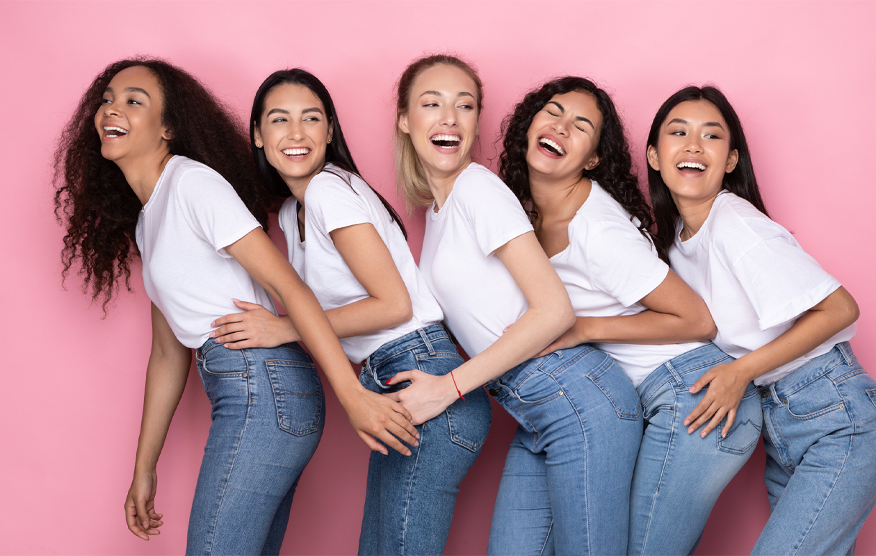 Groepsfotoshoot bij een fotostudio naar keuze