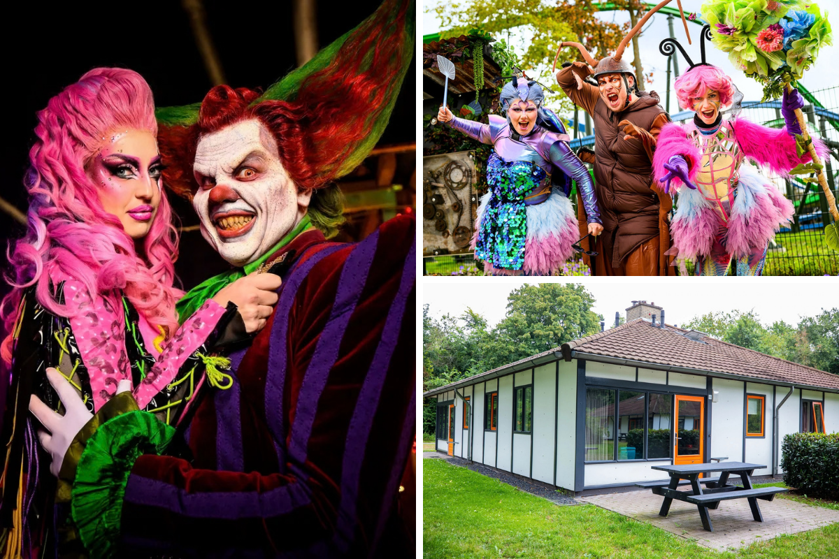 Overnacht met 4 of 8 personen in Walibi Village incl. Fright Nights of Spooky Days