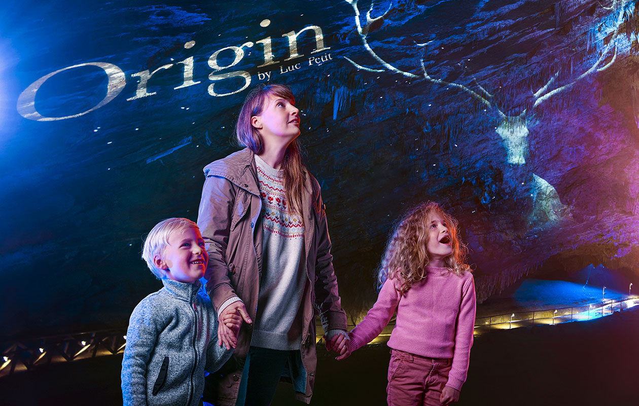 Combiticket voor Grotten van Han en Het Wildpark in België (2p.)