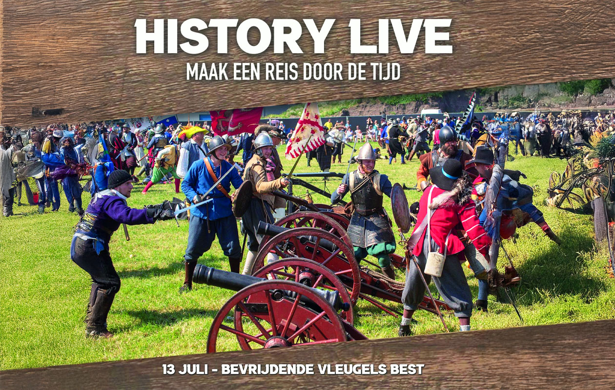 Ticket History Live bij Museum Bevrijdende Vleugels op 13 juli 2025 (2p.)