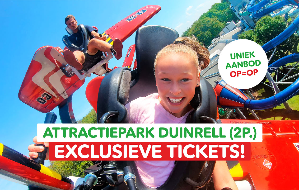 EXCLUSIEF! Ticket Attractiepark Duinrell (2p.)