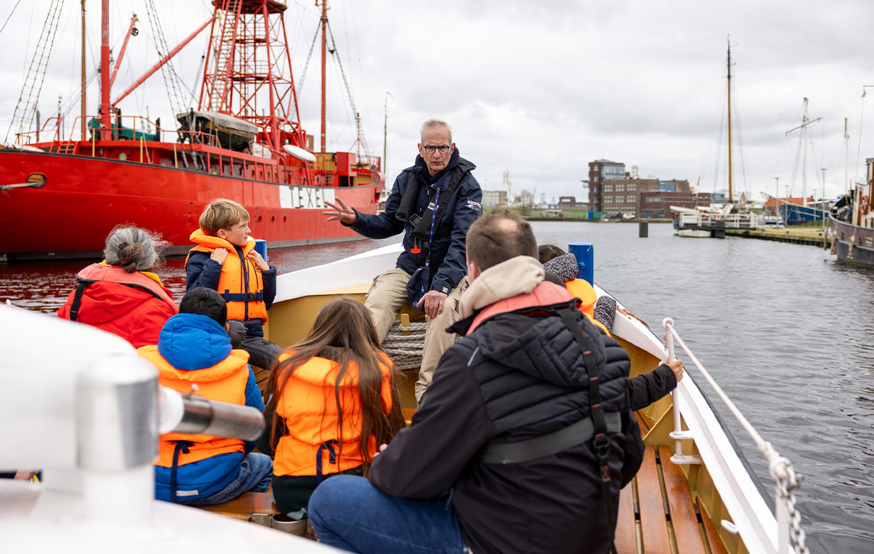 Historische havenrondvaart in Den Helder (30 min) (2p.)