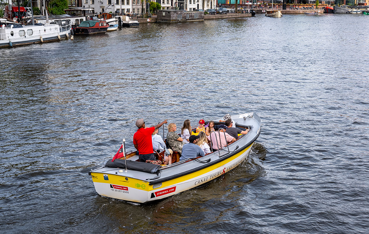 Open Boat Tour in Amsterdam met Stromma (2p.)