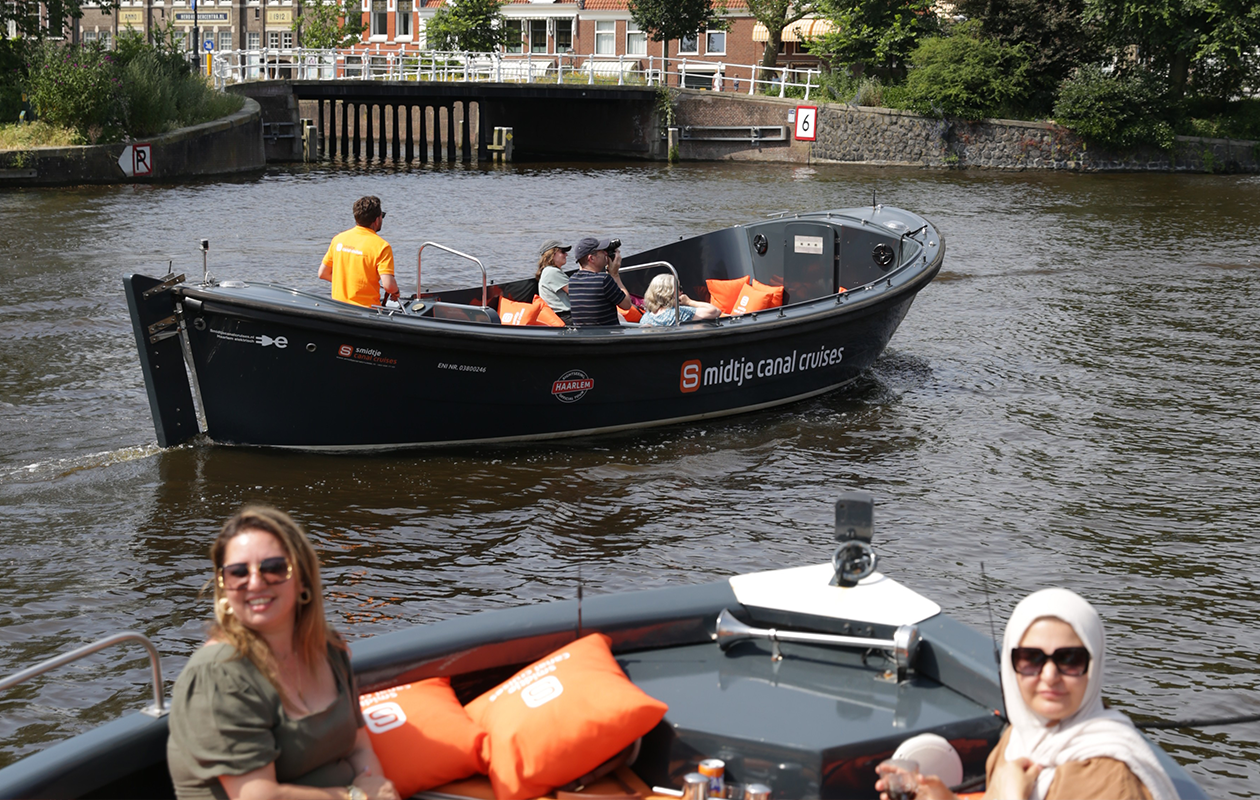 Open sloep rondvaart in Haarlem (2p.)