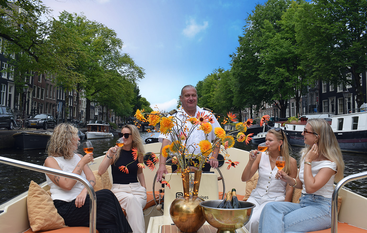 Open sloep rondvaart in Haarlem (2p.)