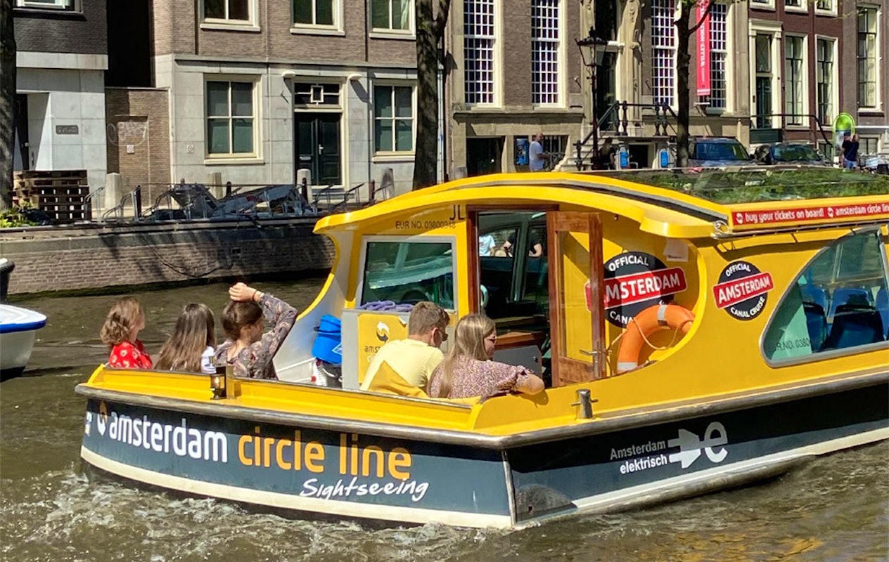 Croisière sur les canaux d'Amsterdam avec Amsterdam Circle Line (2p.)