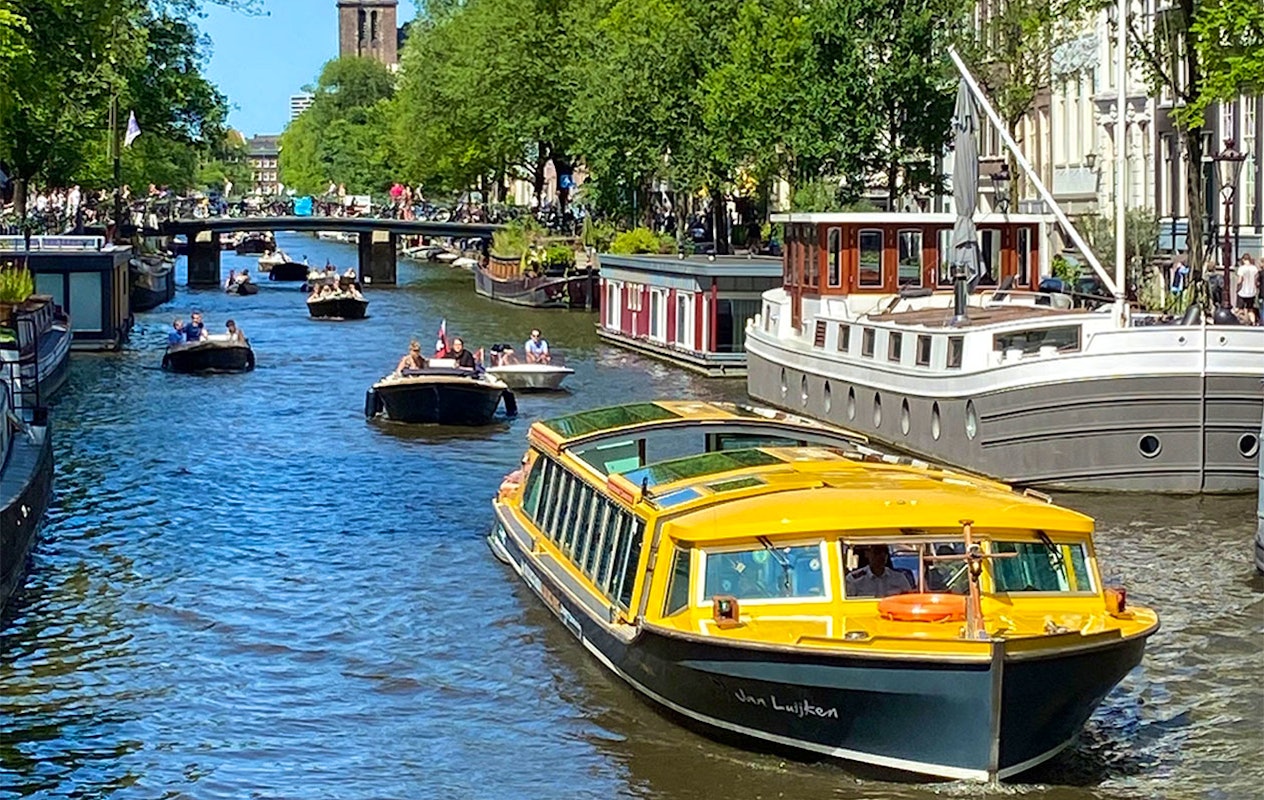 Croisière sur les canaux d'Amsterdam avec Amsterdam Circle Line (2p.)