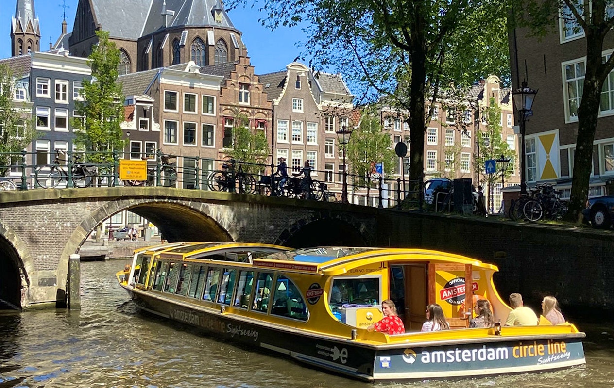 Croisière sur les canaux d'Amsterdam avec Amsterdam Circle Line (2p.)