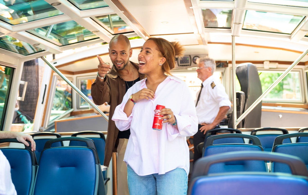 Croisière sur les canaux d'Amsterdam avec Amsterdam Circle Line (2p.)