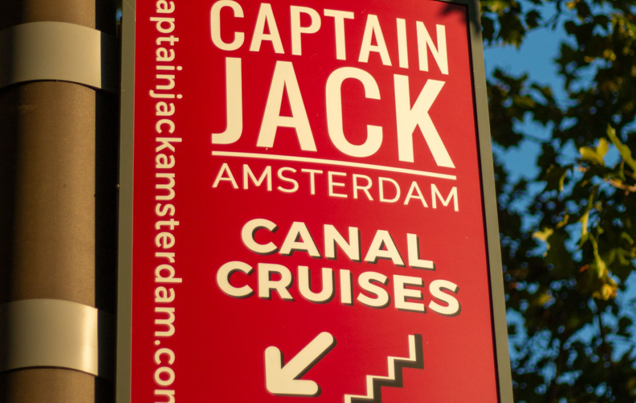 Rondvaart door Amsterdam met Captain Jack (2p.)