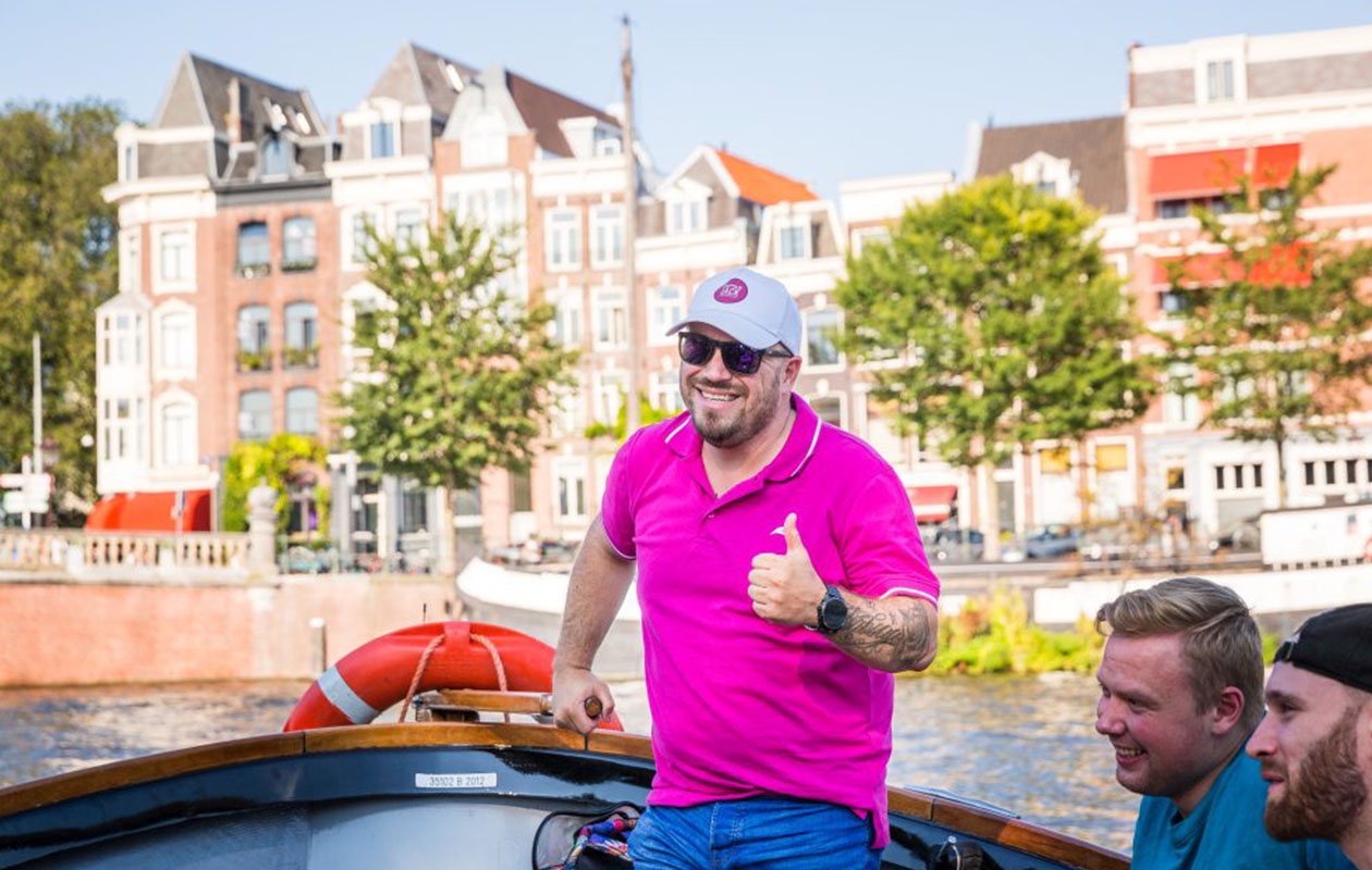 Rondvaart door Amsterdam met Captain Jack (2p.)