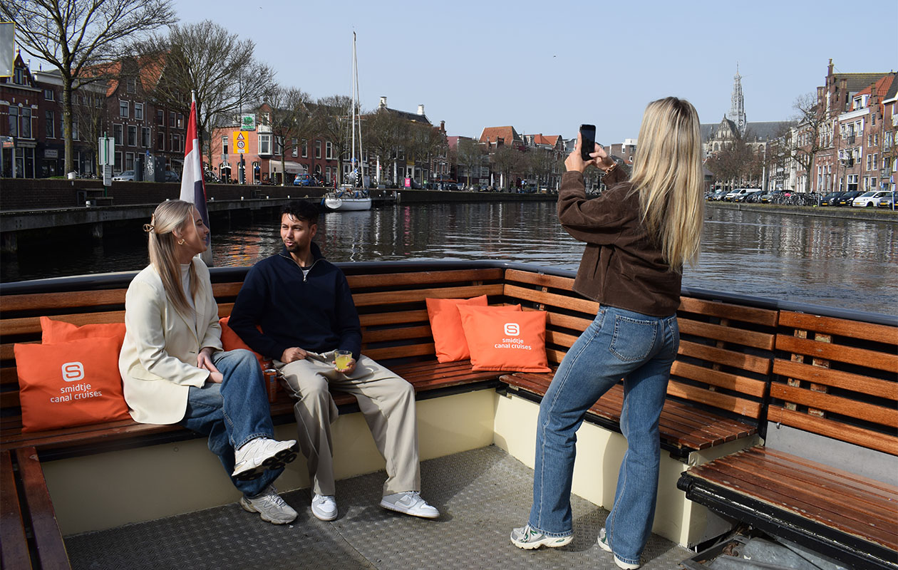 Rondvaart door Haarlem met Smidtje Canal Cruises (2p.)