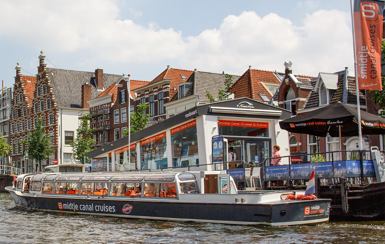Rondvaart door Haarlem met Smidtje Canal Cruises (2p.)