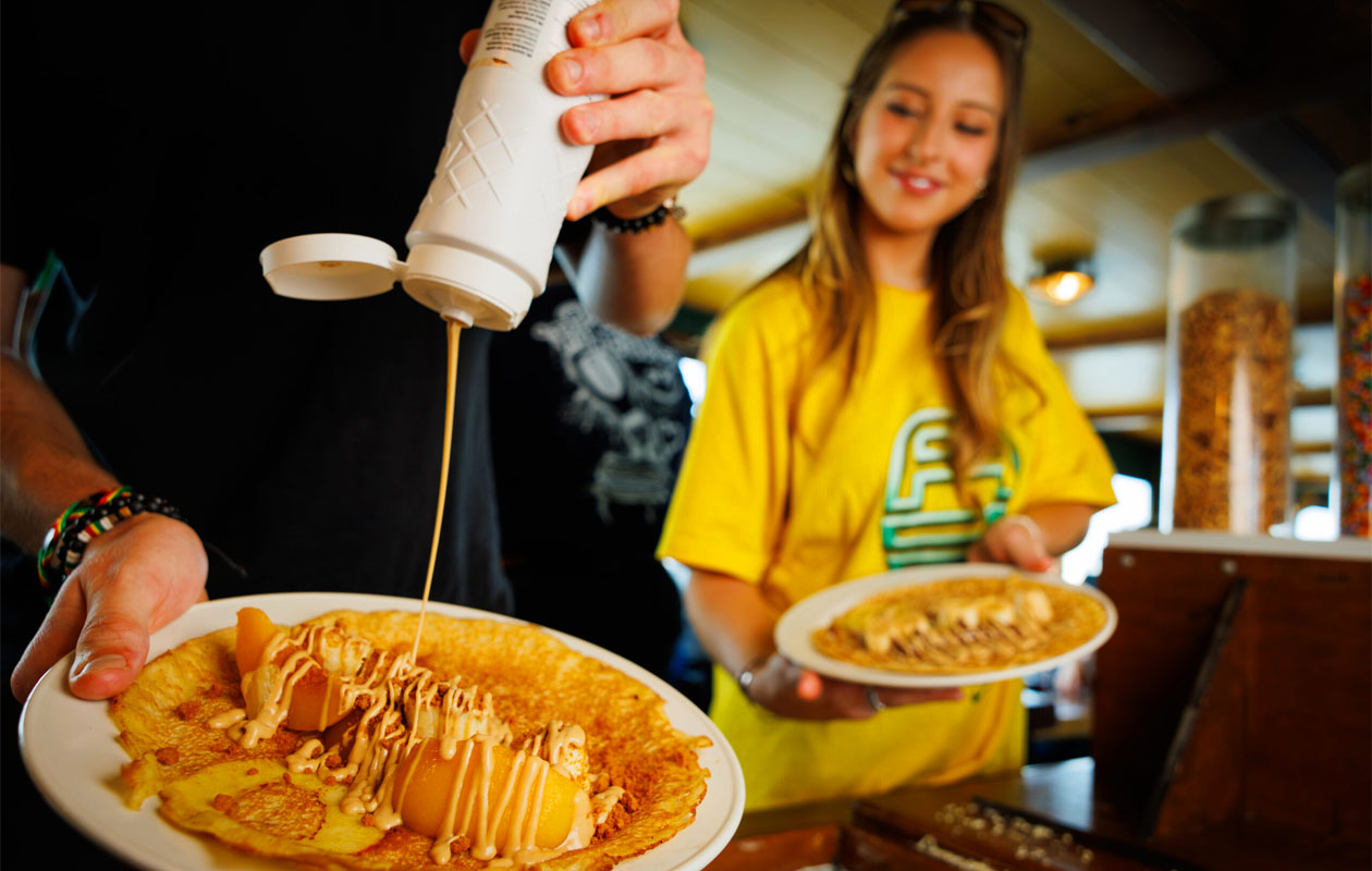 Rondvaart + onbeperkt pannenkoeken met de Pannenkoekenboot (2p.)