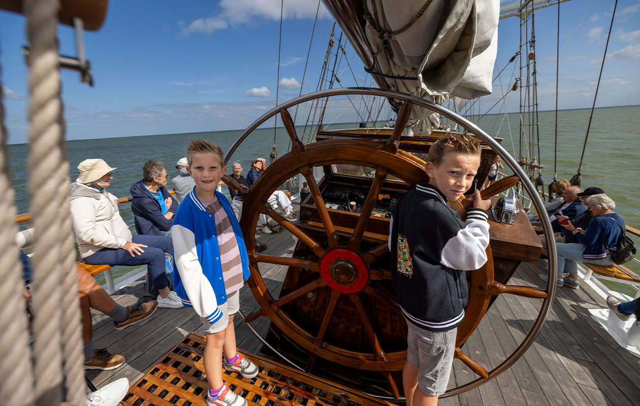 Vaartocht met 3-mastbark Stedemaeght naar Enkhuizen (2p.)