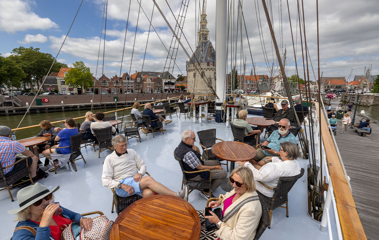Vaartocht met 3-mastbark Stedemaeght naar Enkhuizen (2p.)