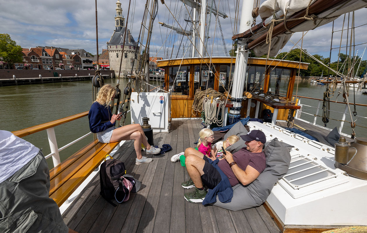 Vaartocht met 3-mastbark Stedemaeght naar Enkhuizen (2p.)