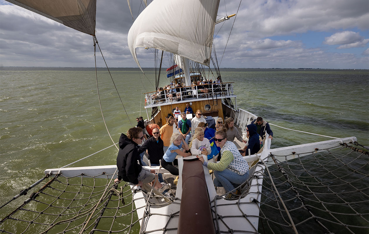 Vaartocht met 3-mastbark Stedemaeght naar Enkhuizen (2p.)