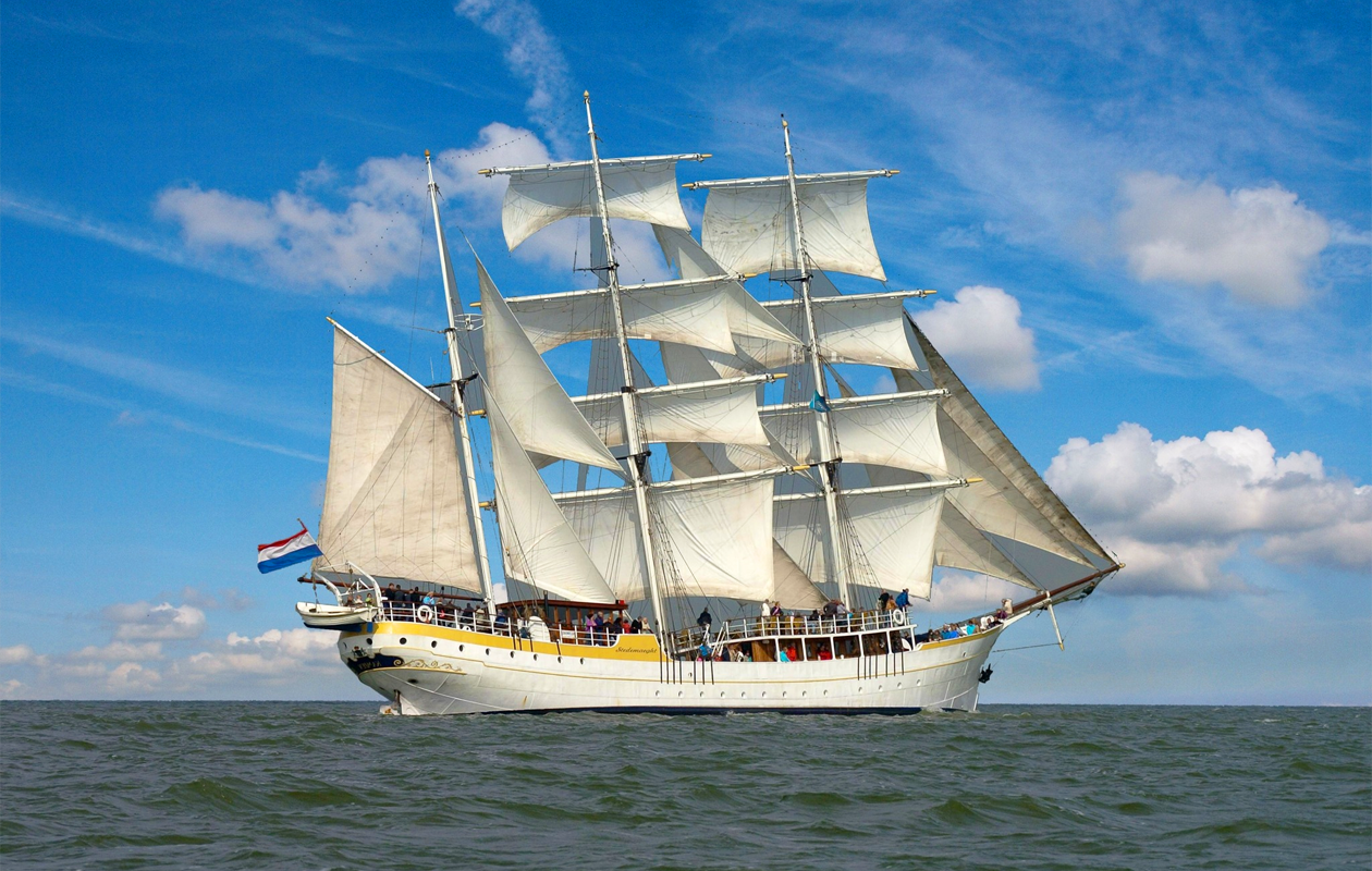 Vaartocht met 3-mastbark Stedemaeght naar Enkhuizen (2p.)