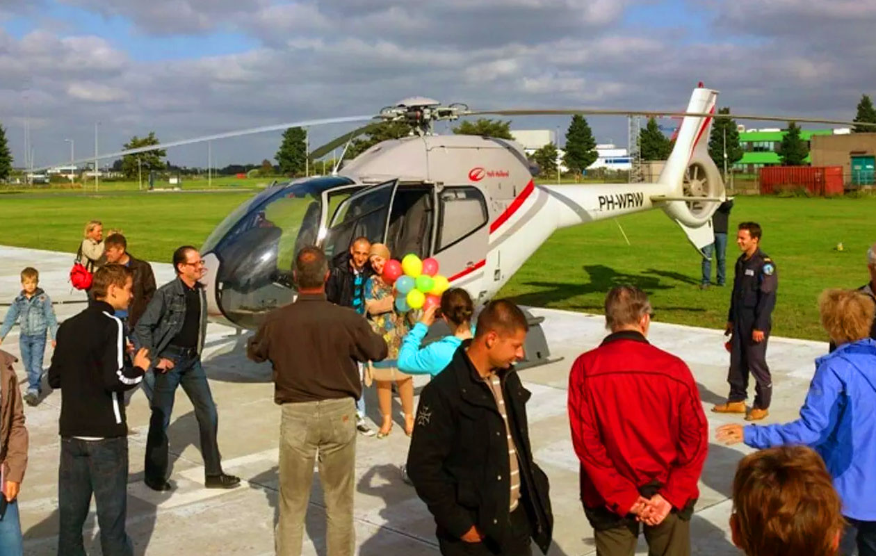 Helikoptervlucht in Nederland of België (1 p.)
