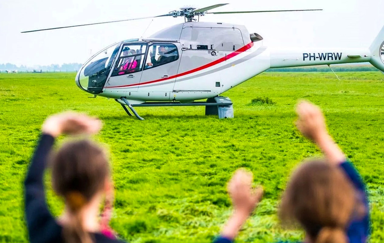 Helikoptervlucht in Nederland of België (1 p.)