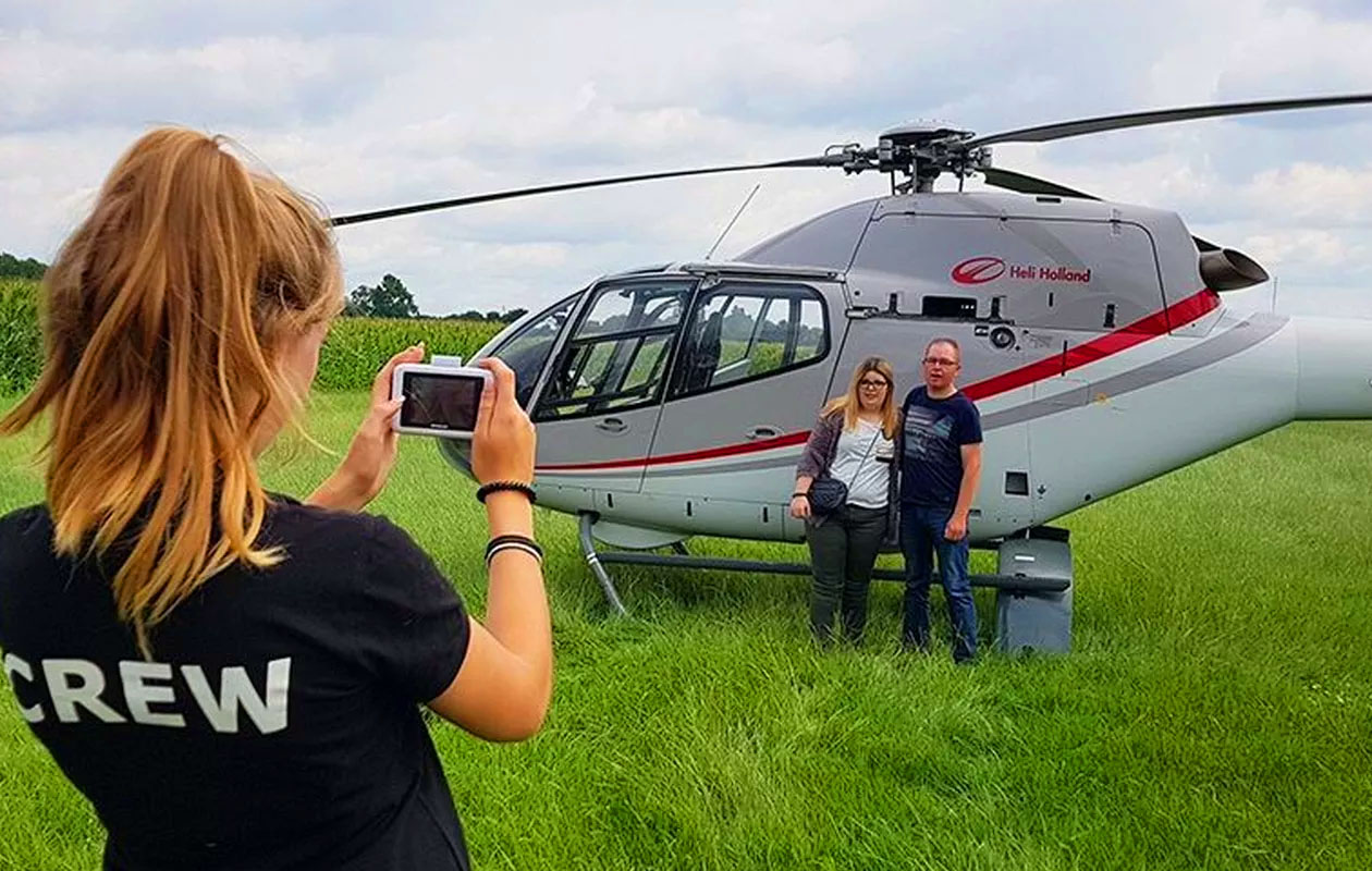 Helikoptervlucht in Nederland of België (1 p.)