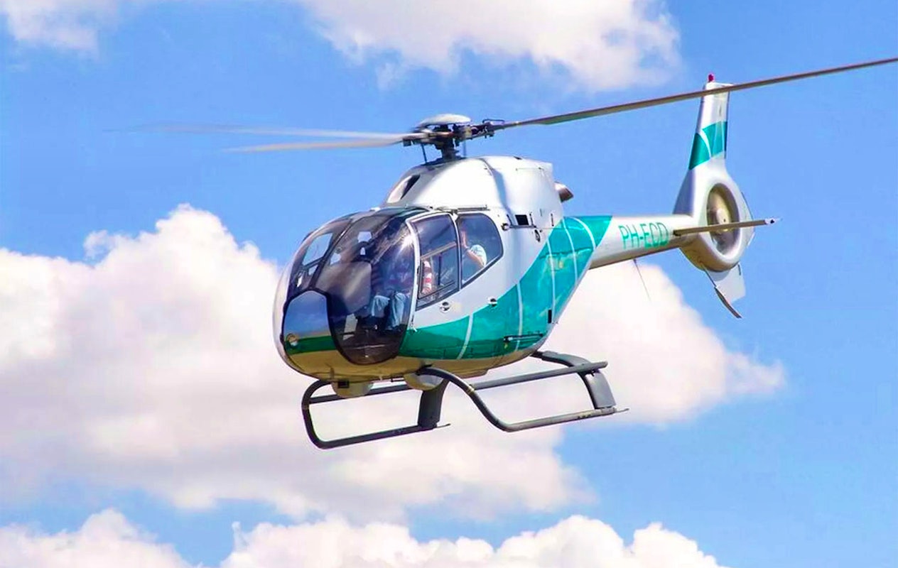 Helikoptervlucht in Nederland of België (1 p.)