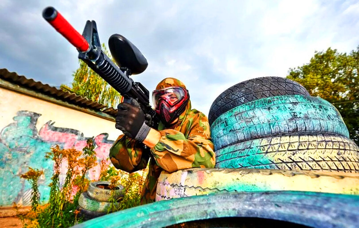 Indoor paintball in Antwerpen (8 - 12 p.)