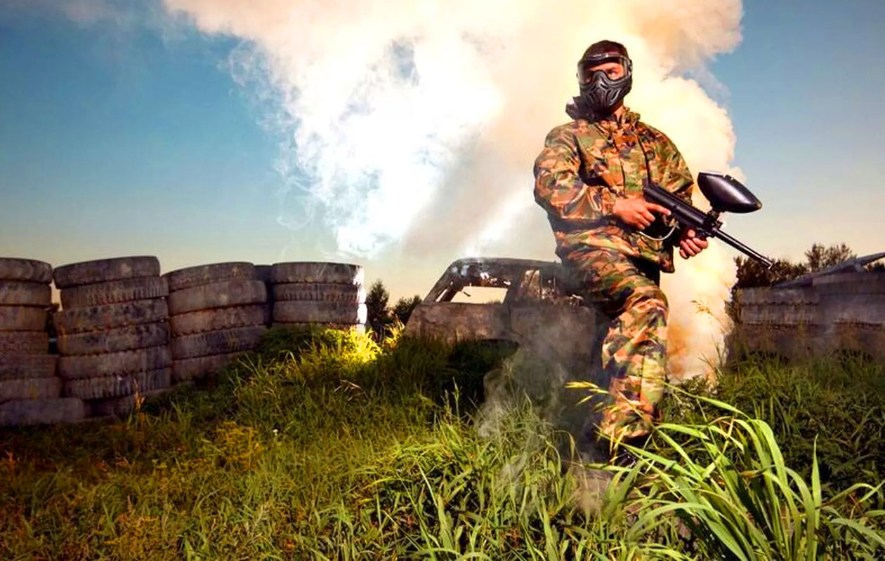 Indoor paintball in Antwerpen (8 - 12 p.)