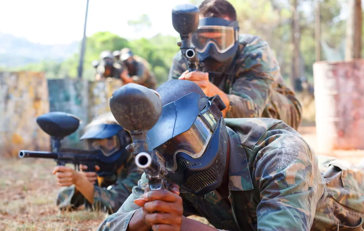 Indoor paintball in Antwerpen (8 - 12 p.)