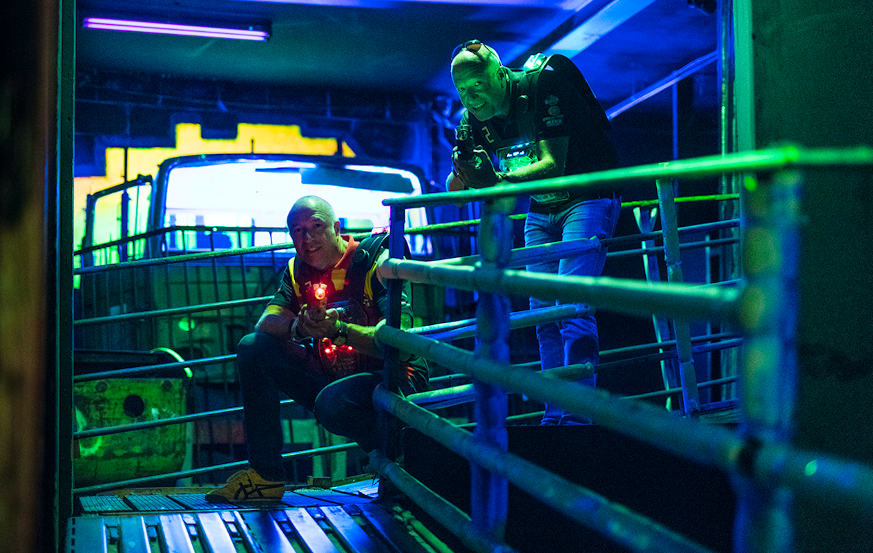 Lasergamen bij Coronel (2p.)