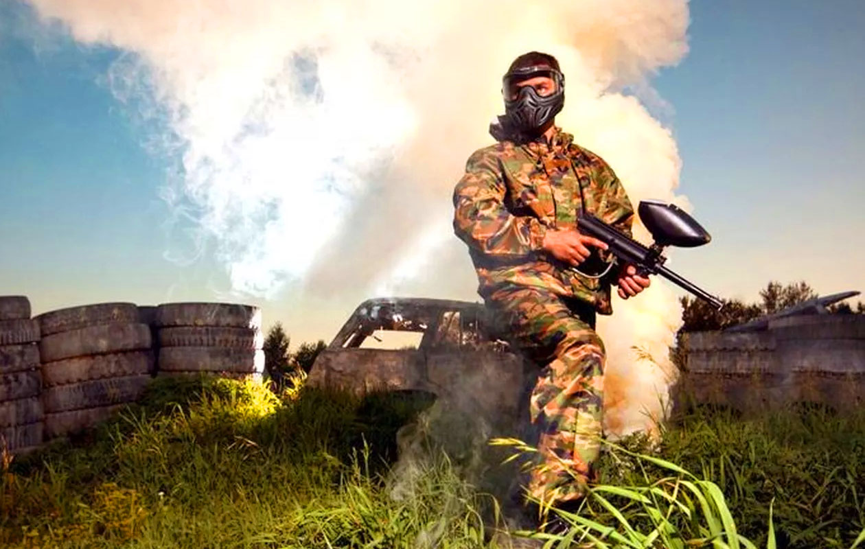 Paintball in Harderwijk (8 - 12 p.)