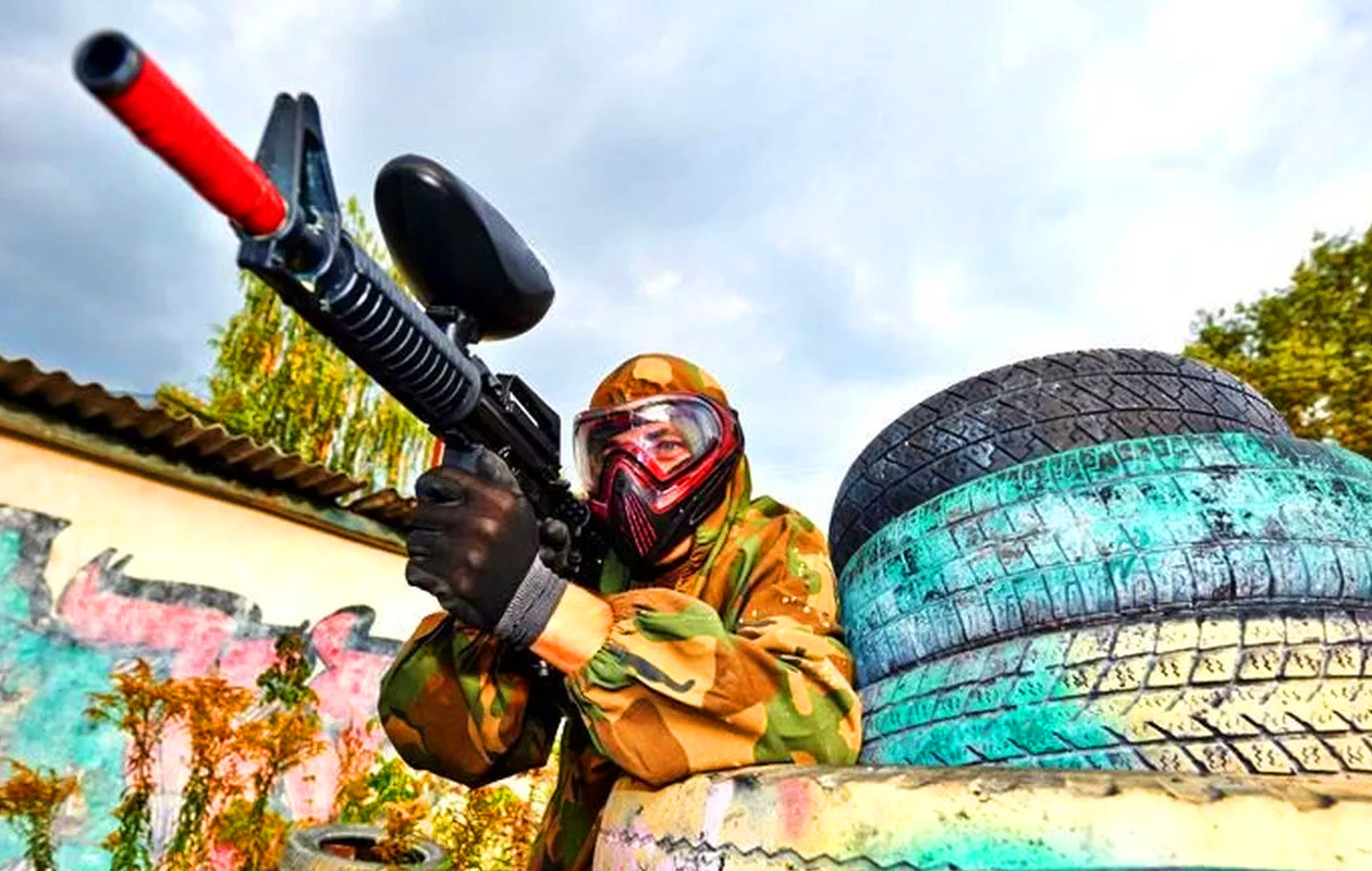 Paintball in Harderwijk (8 - 12 p.)