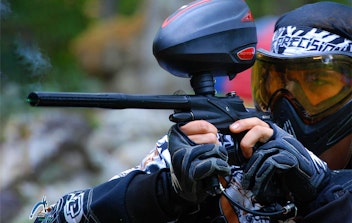 Paintballen op een kasteeldomein in België (10p.)