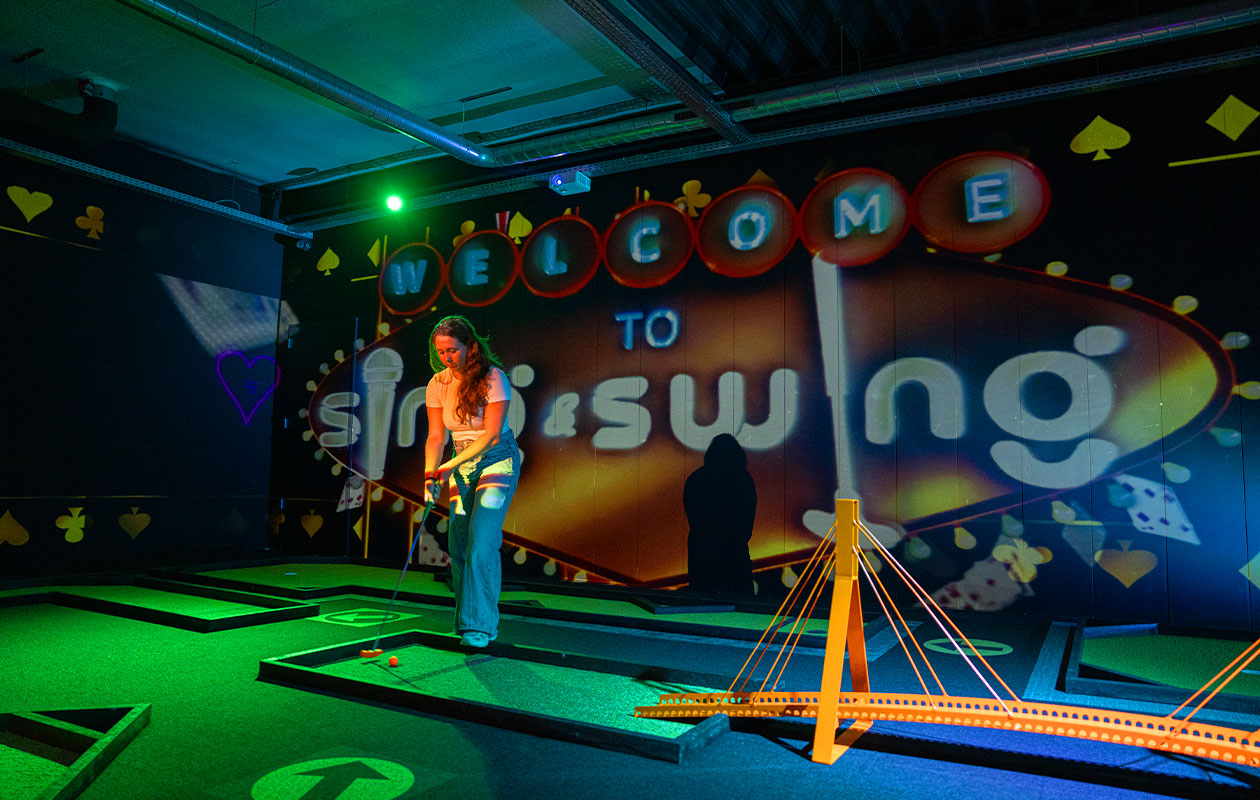 Ticket 3D Mini-Golf bij Sing & Swing Delft (2p.)