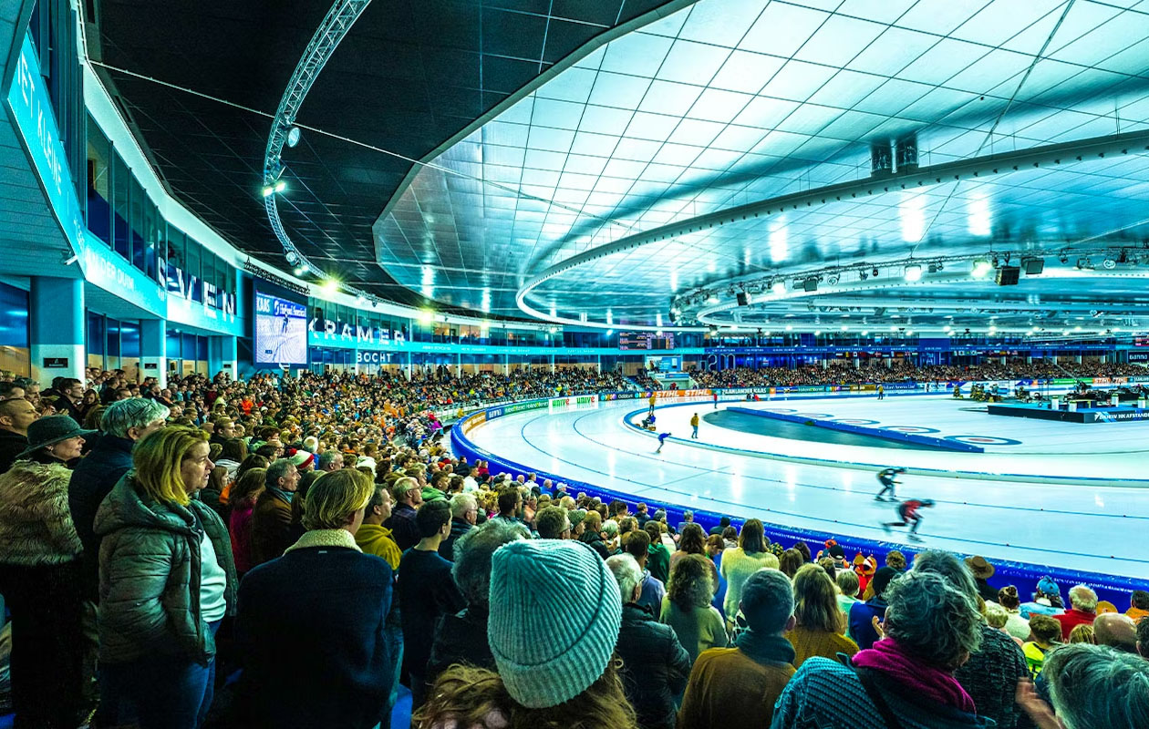 Staanplaats ticket voor het NK schaatsen Allround & Sprint (2p.)