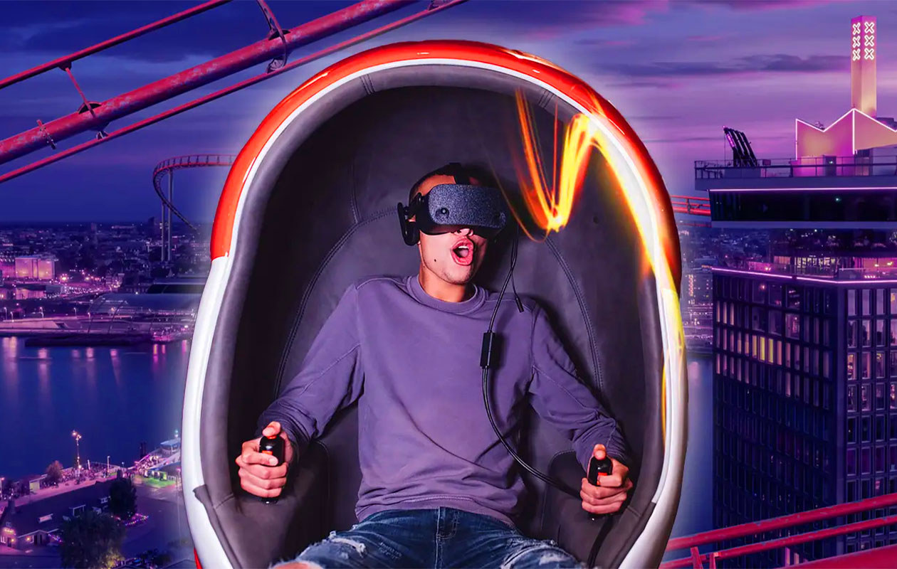 Amsterdam VR Ride + drankje naar keuze (2p.)