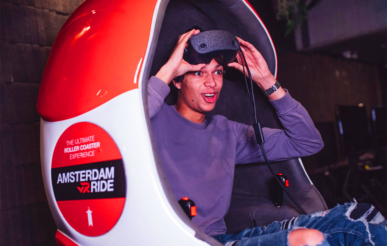 Amsterdam VR Ride + drankje naar keuze (2p.)