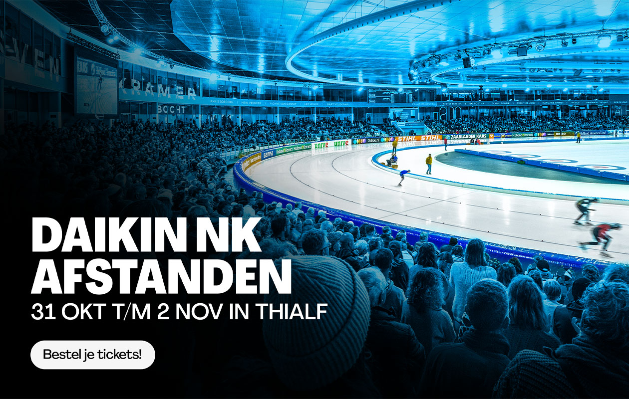 2 tickets voor het Daikin NK Afstanden in Thialf